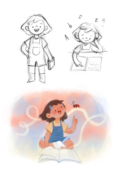 Character sheet for a picture book