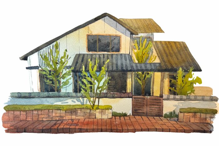Yellow house